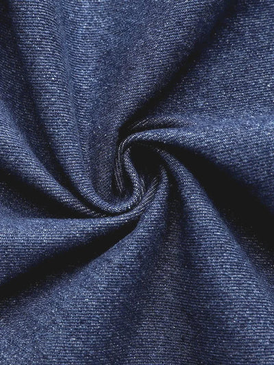 Ruelle – Stylische Puffärmel-Jeansbluse