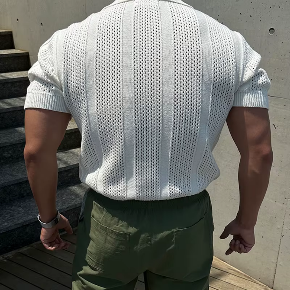 Giulio – Der zeitlose Strick-Poloshirt für einen stilvollen Auftritt