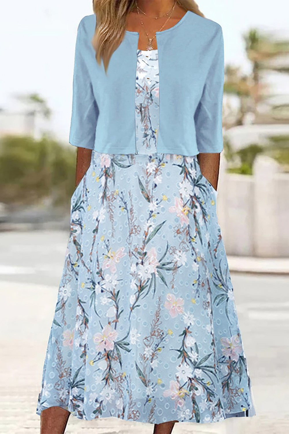 Wilhelmina – Florales Midi-Set