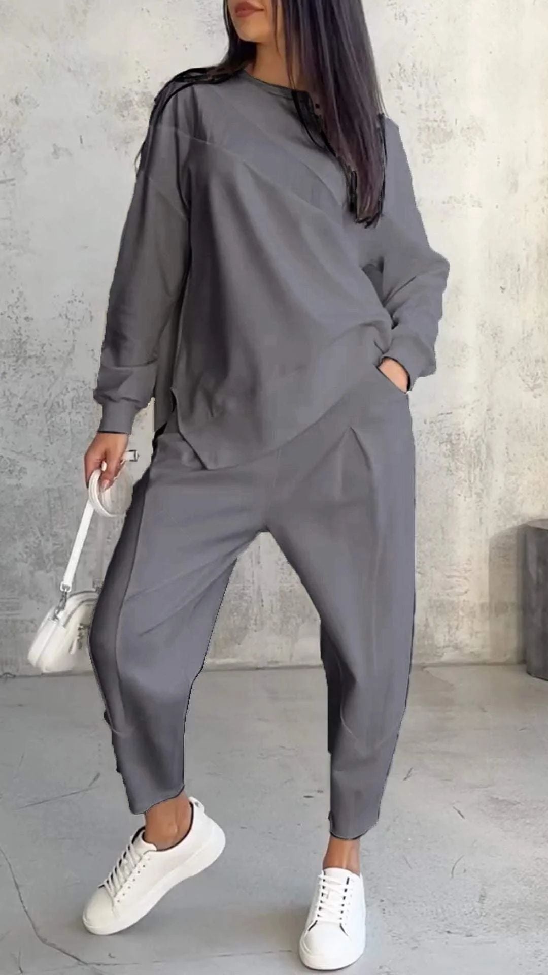 Pullover & Hose Zweiteiliges Set für Frauen - Dietlind