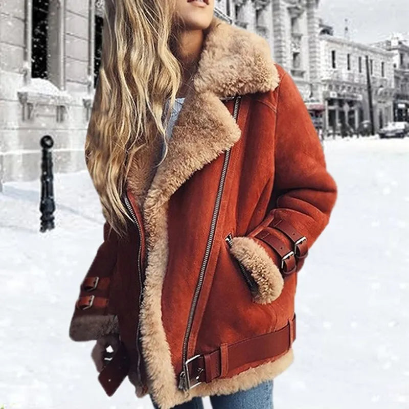 Leder - schnallenjacke
